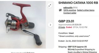 Carrete Shimano RB1000