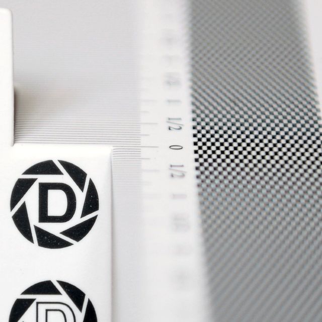 Tarjeta Carta enfoque de objetivo Camara