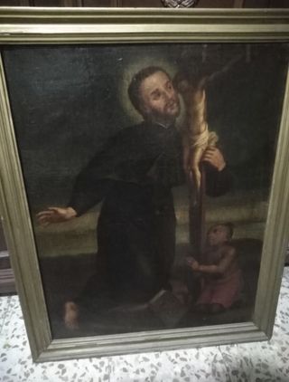Arte. Dos cuadros antiguos religiosos