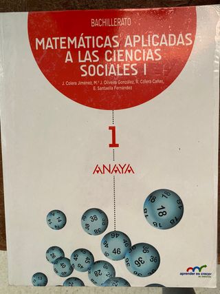 Matematicas aplicadas a las ciencias sociales