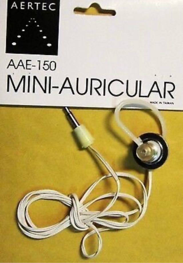 5xAURICULARES MONO AERTEC AAE-150