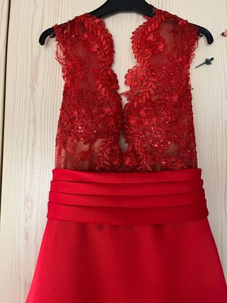 VESTIDO ROJO DE FIESTA