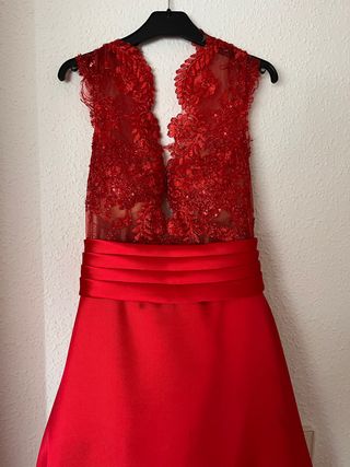 VESTIDO ROJO DE FIESTA