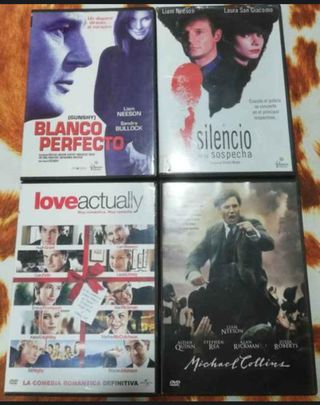 DVDs de Liam Neeson descatalogados