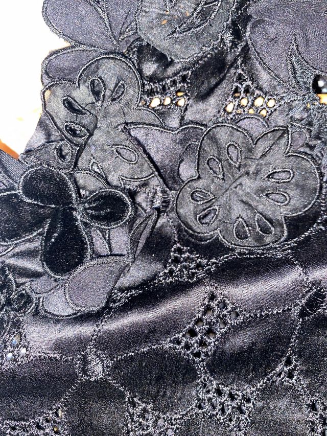 tubino nero Class Cavalli in seta