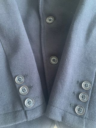 chaqueta Americana Azul Niño Talla 7