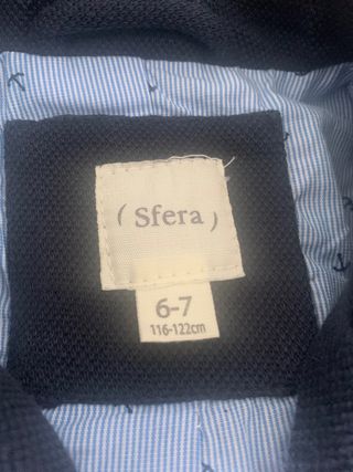 chaqueta Americana Azul Niño Talla 7