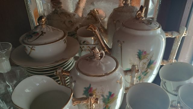 Juego de café Limoges muy antiguo