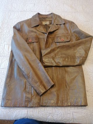 cazadora de cuero vintage