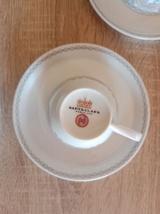 Juego café / té porcelana Santa Clara 12 servicios
