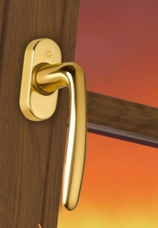Maniglie Hoppe in ottone per porte fine