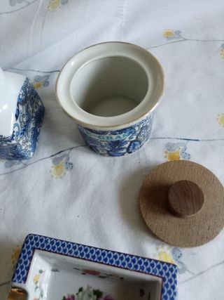 PORCELANA SALSA,FOIE GRAS Y CENICERO