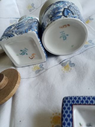 PORCELANA SALSA,FOIE GRAS Y CENICERO