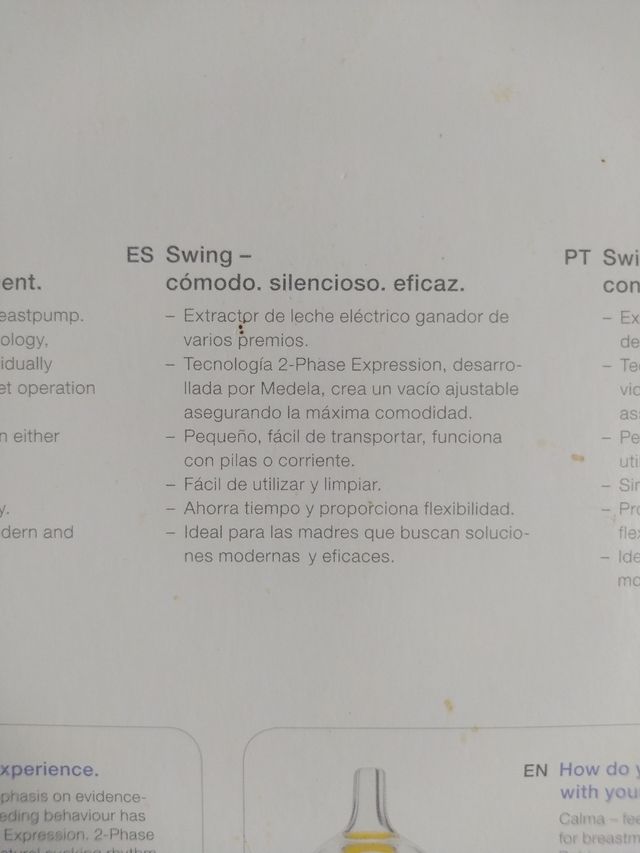 PACOTE DE AMAMENTAÇÃO: bomba de peito e 5 frascos NUK+esterilizador