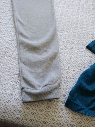 Pantalón de chándal gris flojo talla 12-13 años