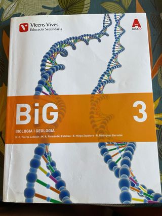 Libro Biologia i Geologia Catalan 3 ESO