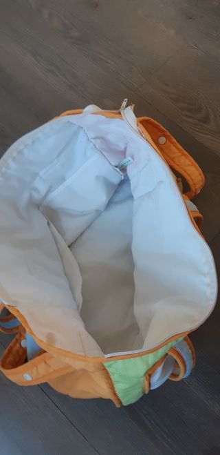 Bolso viaje ropa bebé voltereta
