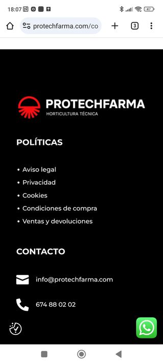 FOCO led cultivo PROTECHFARMA 1000w