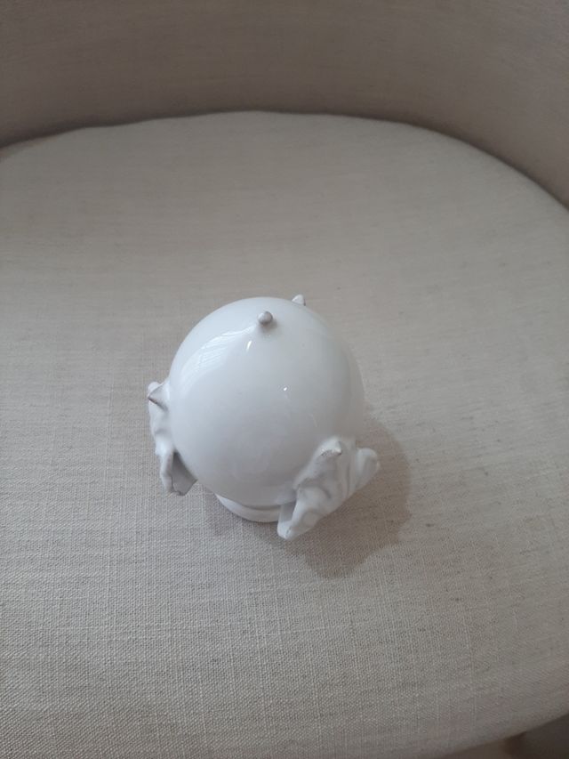 oggetto decorativo casa in ceramica, Nuova