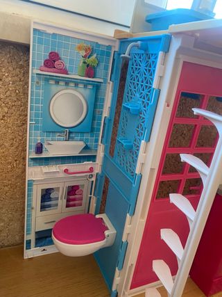 Casa y coche de Barbie