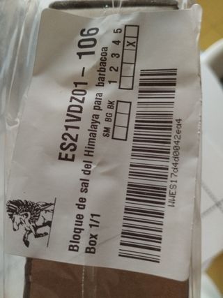 Bloque sal himalaya barbacoa