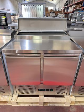 mesa refrigerada dos puertas 