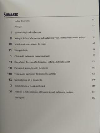 Libro Melanoma Ed. Schering-Plough