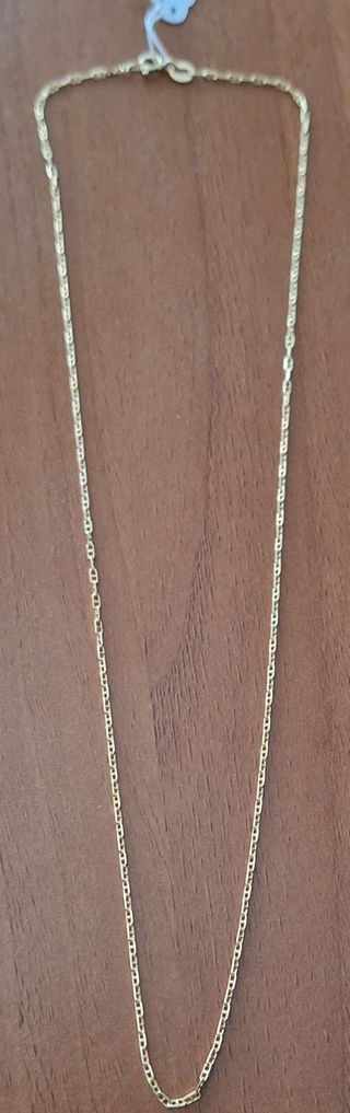 Cadena maciza oro 18k 40cm