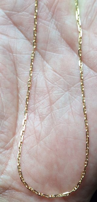 Cadena maciza oro 18k 40cm