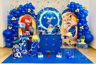 cumpleaños Sonic fiesta