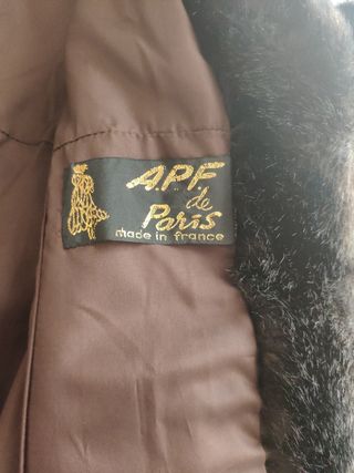 Abrigo de piel 