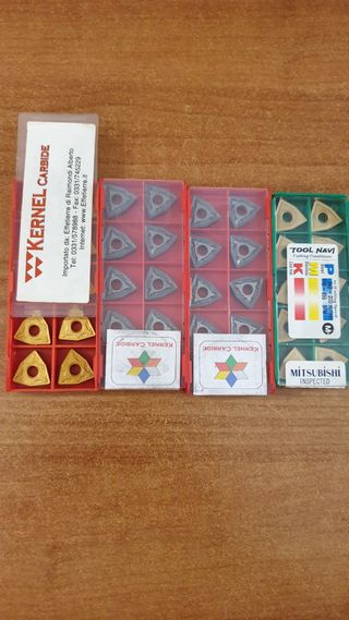 inserti per tornitura di varie leghe