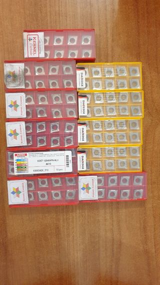 inserti per tornitura di varie leghe