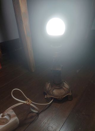 Antiguo pie de lampara.(15%DESCUENTO. )0