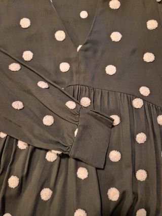 Vestido midi Zara verde