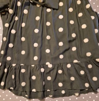 Vestido midi Zara verde