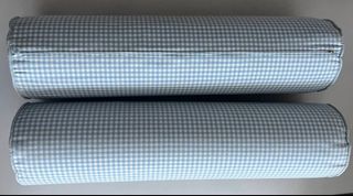 Colcha / edredón y cojines cuadritos cama niño