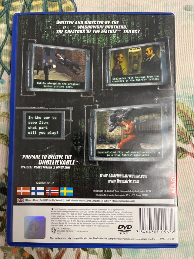 Juego Ps2 Enter The Matrix