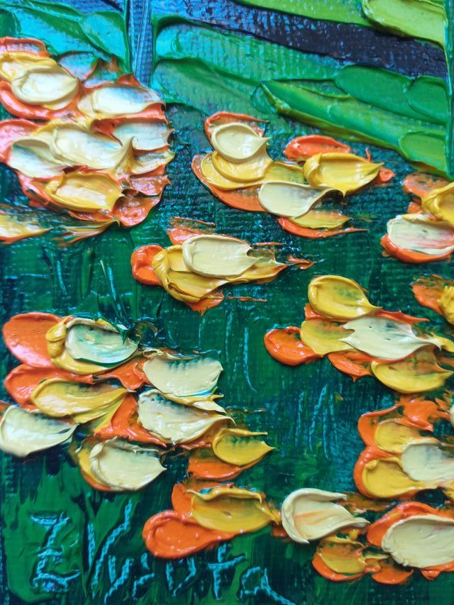 Pintura Paisaje Montañas Oleo Sobre Lienzo 20x25