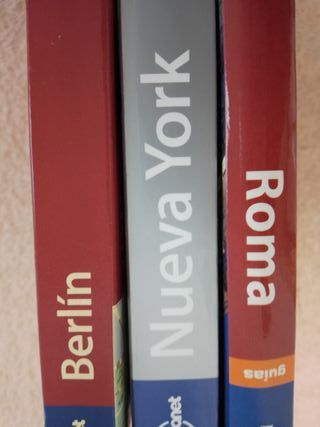 3X2 LOTE (V) 3 GUIAS: BERLIN/ROMA/NUEVA YORK.