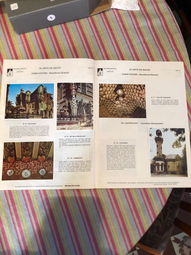 Álbum cromos “Gaudi”