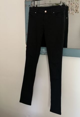 ZARA PANTALÓN ELÁSTICO NEGRO