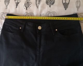 ZARA PANTALÓN ELÁSTICO NEGRO