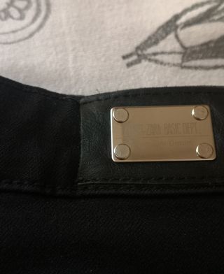 ZARA PANTALÓN ELÁSTICO NEGRO