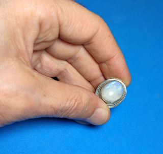 Anillo Vintage Plata con piedra Adularia