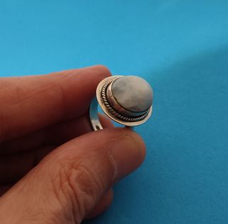 Anillo Vintage Plata con piedra Adularia