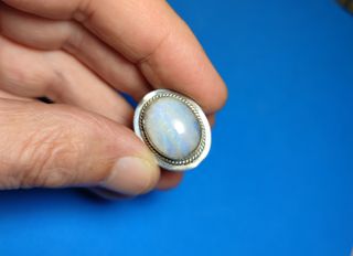 Anillo Vintage Plata con piedra Adularia