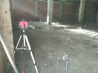 Anhidrita morteros autonivelantes gunitado