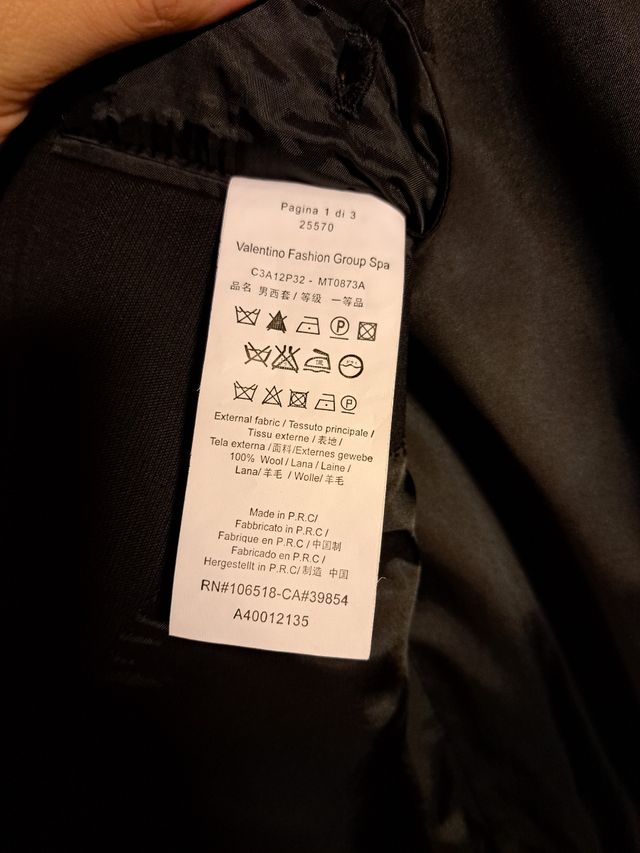 Completo giacca/pantaloni 46