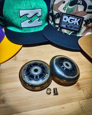 2x (Par) de Rodas de Trotinete 75mm (Semi-Novas)